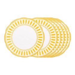 Assiette plate Napoli jaune...