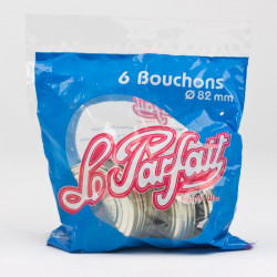 Sachet de 6 couvercles Familia Wiss 8,2 cm