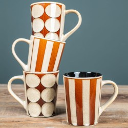 Coffret de 4 mugs Shelby 40 cl