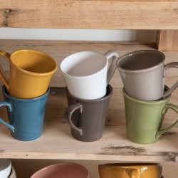 Mug Toscane 40 cl vert (lot de 2)