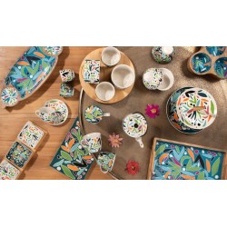 Plat et ses 3 bols Amalia 24X22.5 cm 