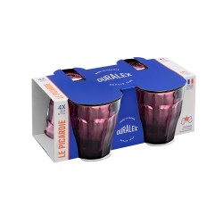 Gobelet Picardie prune 25 cl (lot de 4)