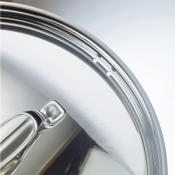Couvercle inox Chef 24 cm