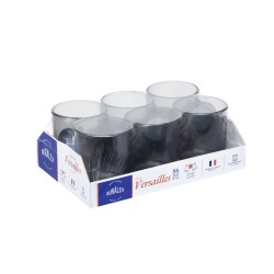 Mug Versailles Lys gris 26 cl (lot de 6)