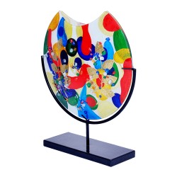 Vase arc Koï 33x37 cm