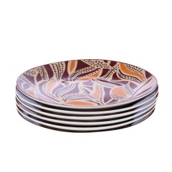 Coffret de 6 assiettes à dessert Bettina 