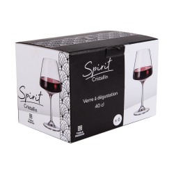 Boite de 6 verres à pied Spirit 40 cl