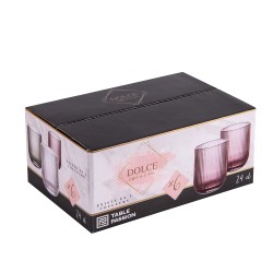 Boite de 6 gobelets bas 24 cl dolce