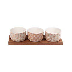 Set apéritif 3 pièces Rangoli