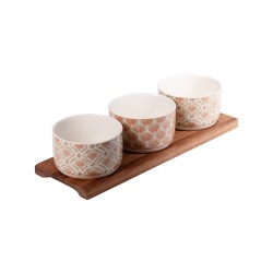 Set apéritif 3 pièces Rangoli
