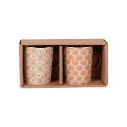 Coffret de 2 mugs Rangoli 25 cl