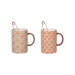 Coffret mug avec infuseur Rangoli 40 cl (1 modèle aléatoire)
