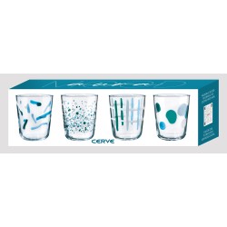 Boite de 4 gobelets Aura 31,5 cl