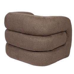 Fauteuil Bess marron