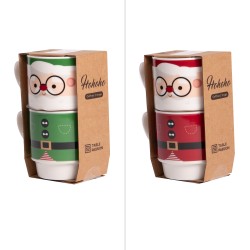 Coffret 2 mugs Hohoho