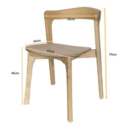 Chaise Félix nature 