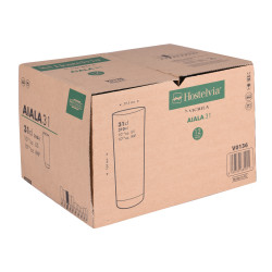 Boîte de 12 gobelets forme haute Aiala 31 cl