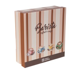 Coffret de 4 mugs Barista 35 cl