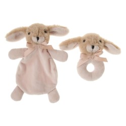 Coffret doudou et hochet lapin