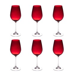 Verre à pied rouge Santa 35...