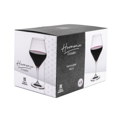 Boite de 6 verres à pied Harmonie 40 cl