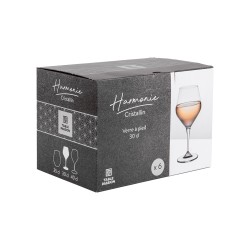 Boite de 6 verres à pied Harmonie 30 cl