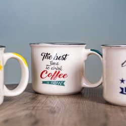 Tasses Zinc 11 cl (lot de 3)
