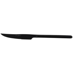 Couteaux de table Anuradha noir (lot de 6)