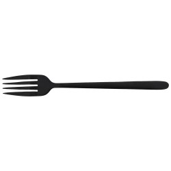 Fourchette de table Anuradha noire (lot de 6)