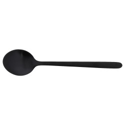 Cuillère à café Anuradha noire (lot de 6)