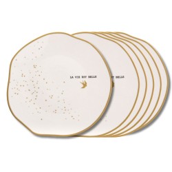 Assiette plate carpe diem...