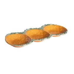 Plat apéritif 42x20 cm Ananas