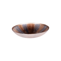 Plat rond Acajou 32 cm