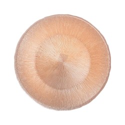 Assiette plate Glitter doré 28 cm (lot de 6)