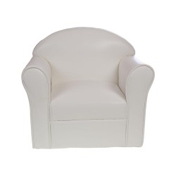 Fauteuil Club enfant blanc