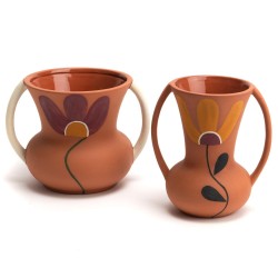 Vase Terracotta Fleur orange
