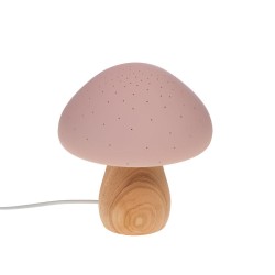 Lampe Champignon rose