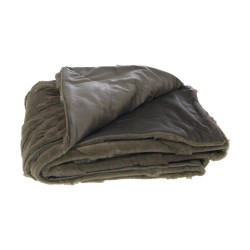 Plaid Cerf kaki 170x130 cm