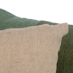 Coussin Check Lin 40x60 cm (lot de 2)