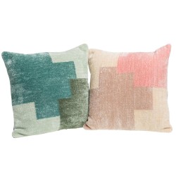 Coussin Faux Uni 45x45 cm...
