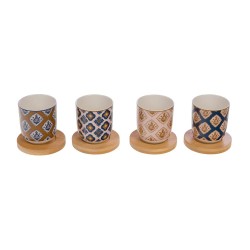 Coffret de 4 tasses expresso Laure