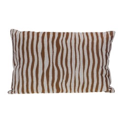 Coussin Ray Ondulé Marron...