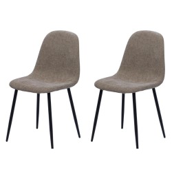 Chaise Ariane marron  (lot...