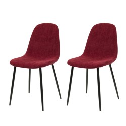 Chaise Ariane framboise...