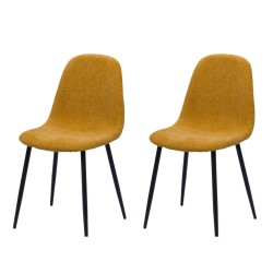 Chaise Ariane moutarde (lot...