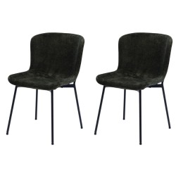 Chaise Arabelle verte  (lot...