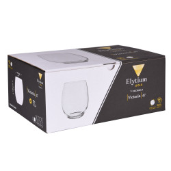 Boîte de 6 gobelets trempés Victoria 47 cl