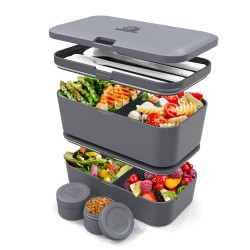 Bento Encastrable 1,5 l gris carbone