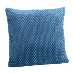 Coussin Damier bleu nuit