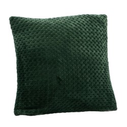 Coussin Damier forêt 40x40 cm 